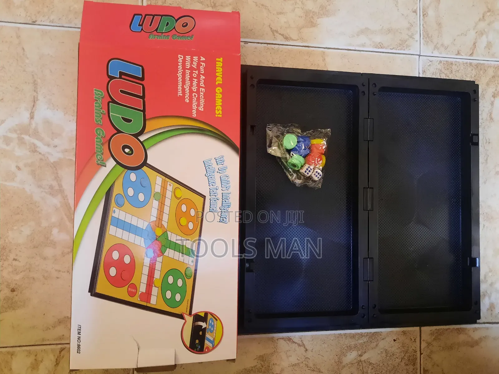 Magnetic Portable Ludo Board Game for Kids Family Travel.Brains Game