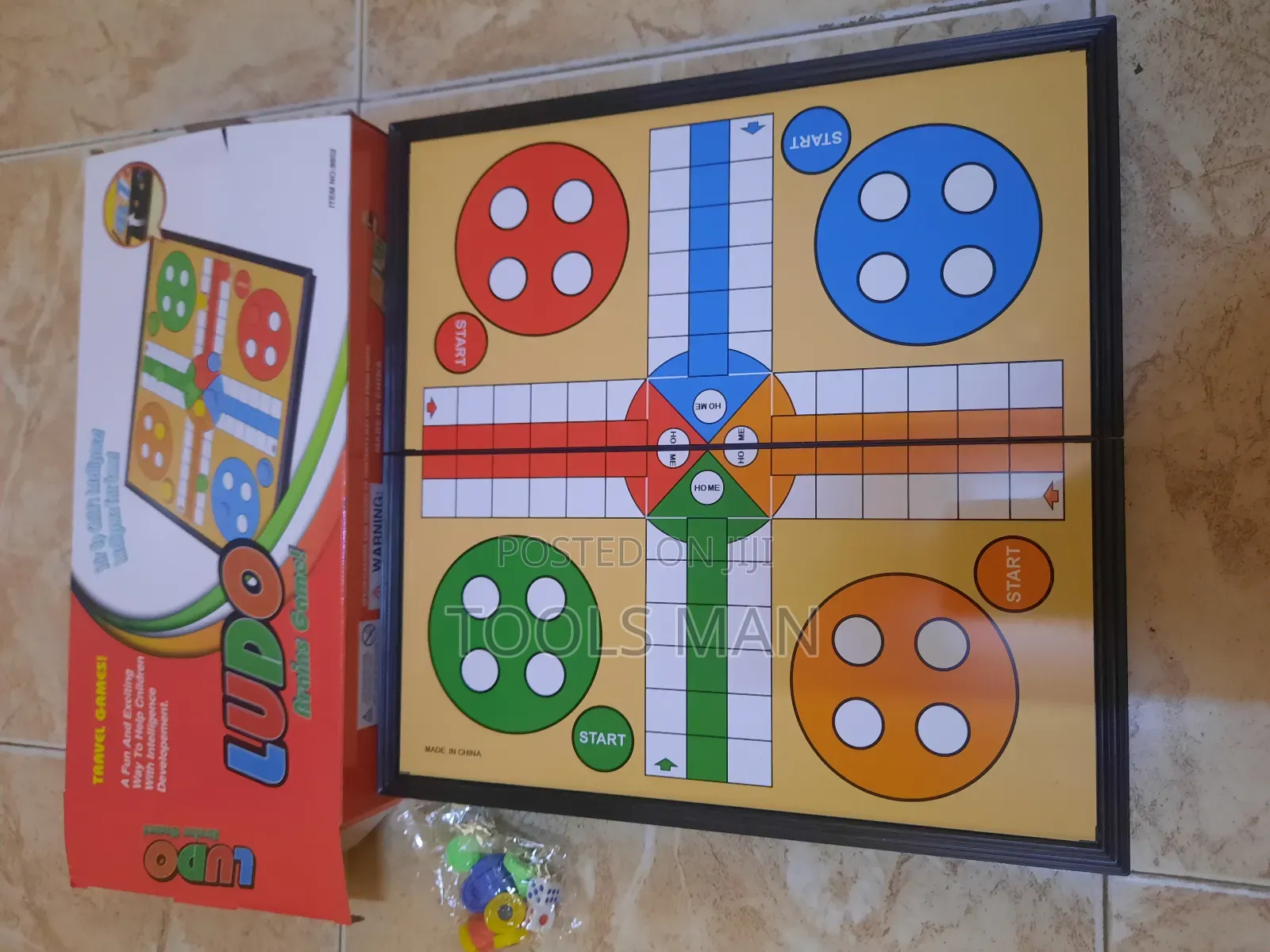 Magnetic Portable Ludo Board Game for Kids Family Travel.Brains Game