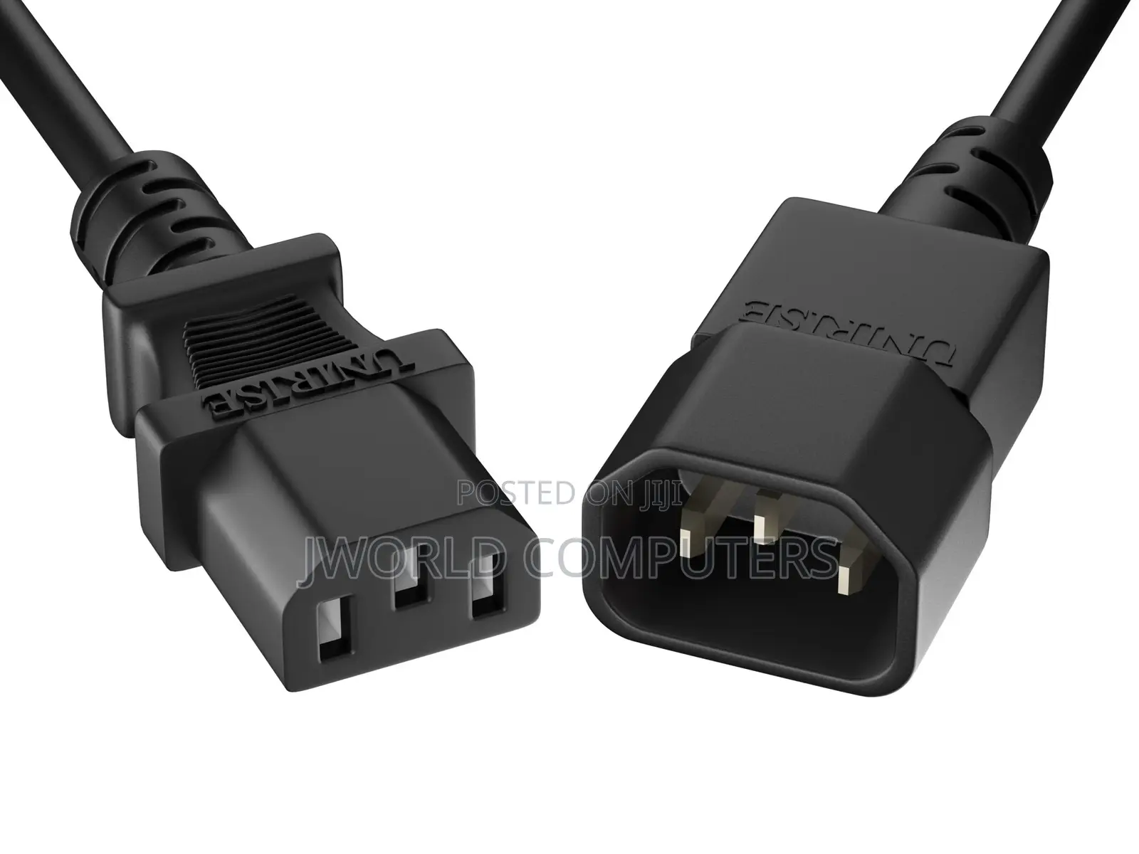 C13 to C14 Converter Black