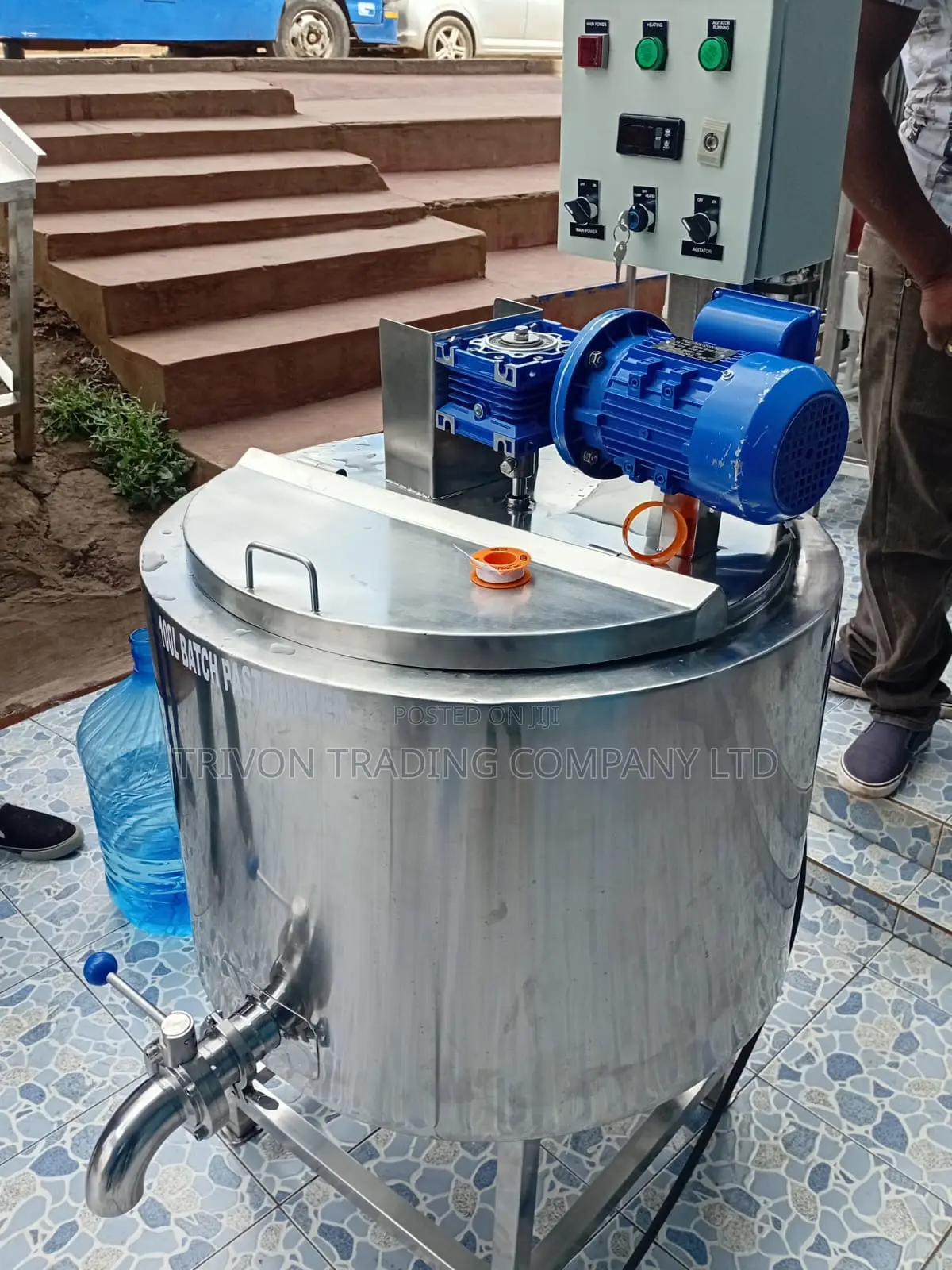 100l Milk Pasteurizer Tank | Ideal For Small Dairy Yoghurt Making