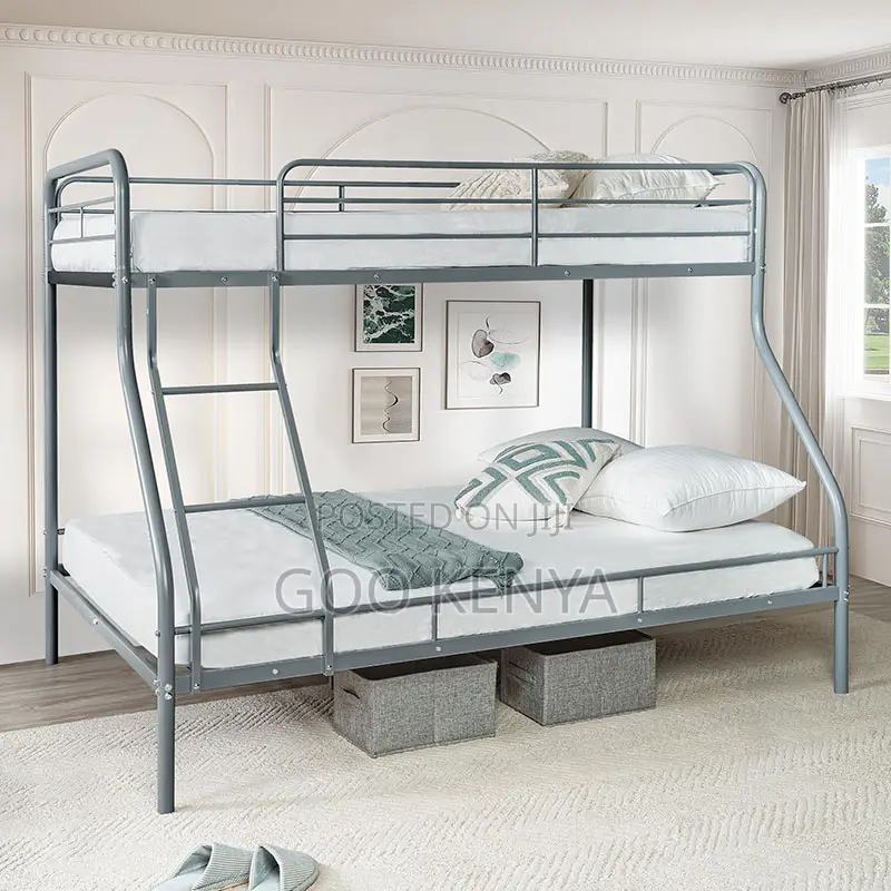 Home Bed; Sturdy Steel Twin Bed For Children And Youth