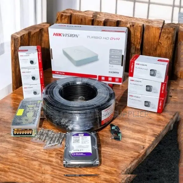 Hikvision 6 1080p Fulll Hd 2mp Reliable CCTV Cameras Full System Kit