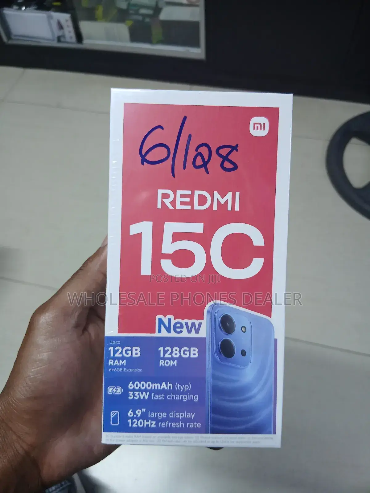 New Xiaomi Redmi 15C 4G 128 GB Black