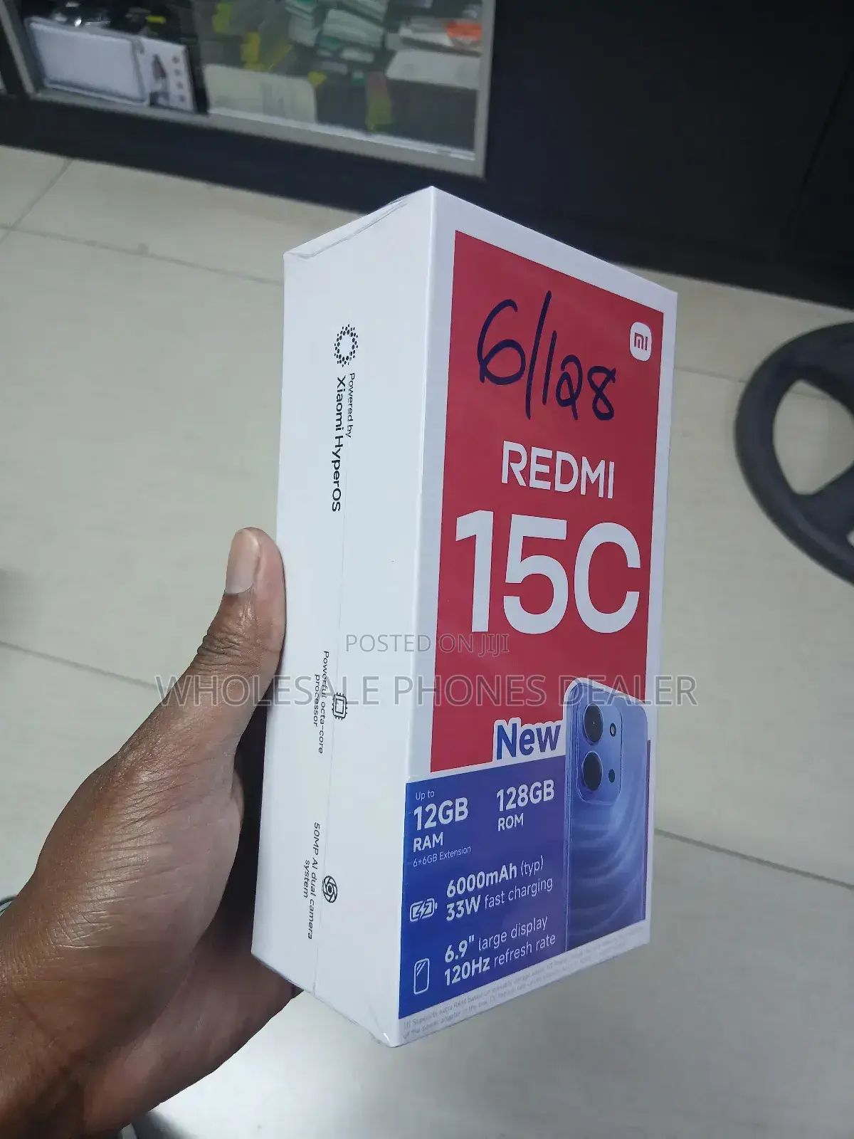 New Xiaomi Redmi 15C 4G 128 GB Black