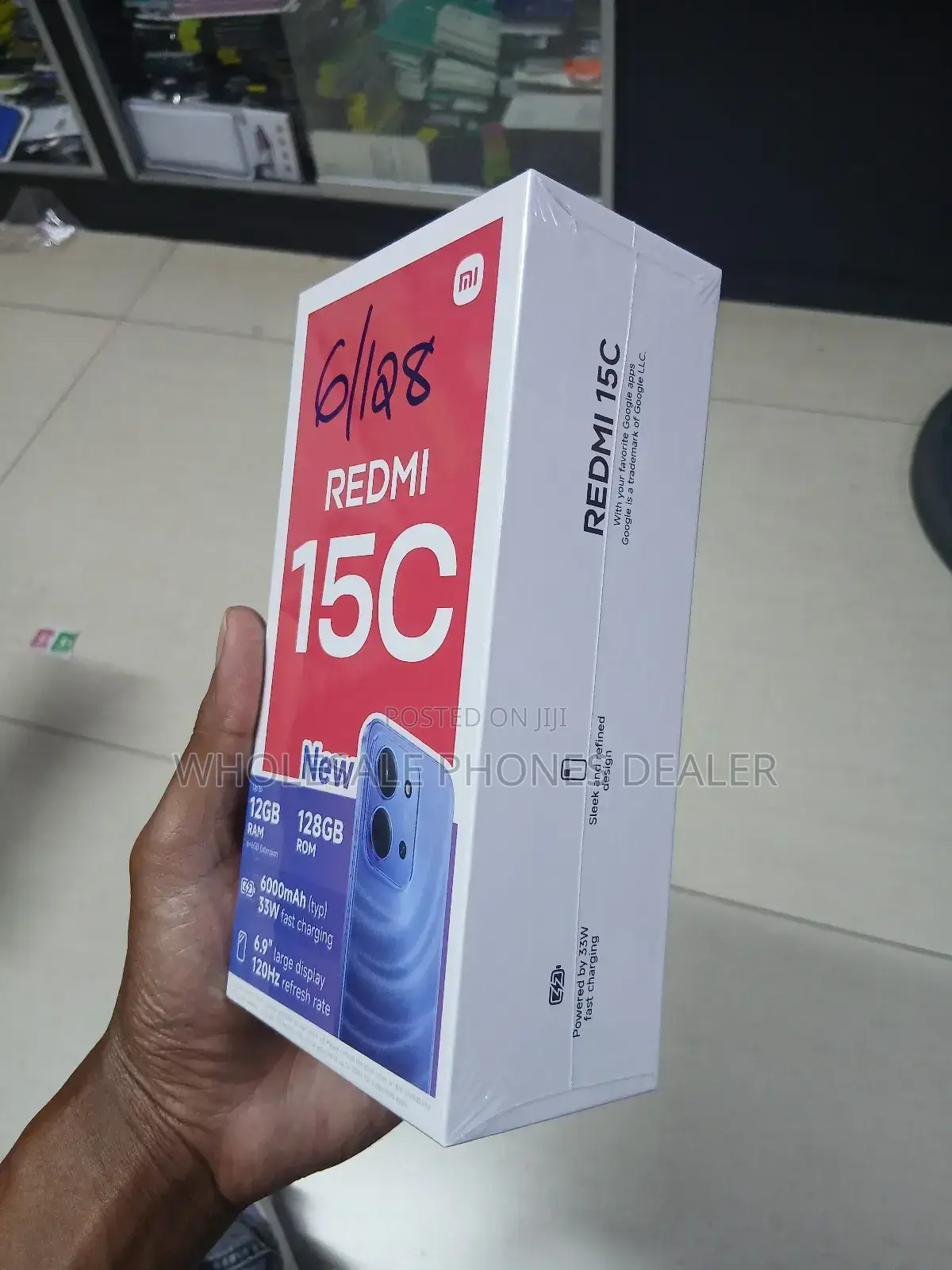 New Xiaomi Redmi 15C 4G 128 GB Black