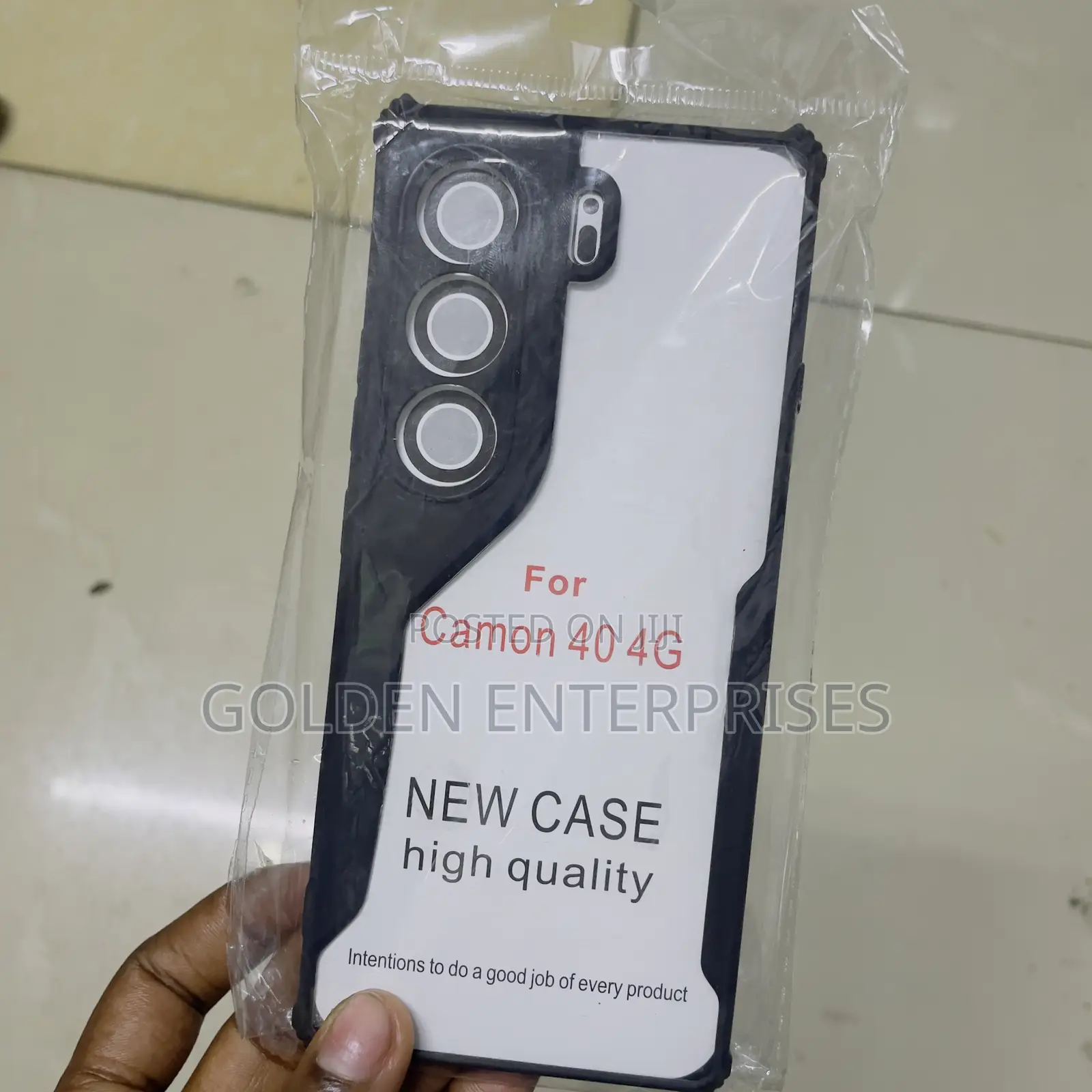 Tecno Camon 40 4g Silicone Clear Back Cover