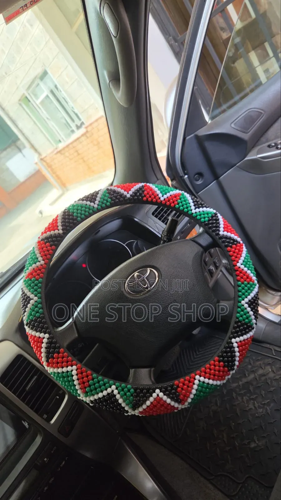 Hand Made Nonslip Beaded Steering Wheel Cover