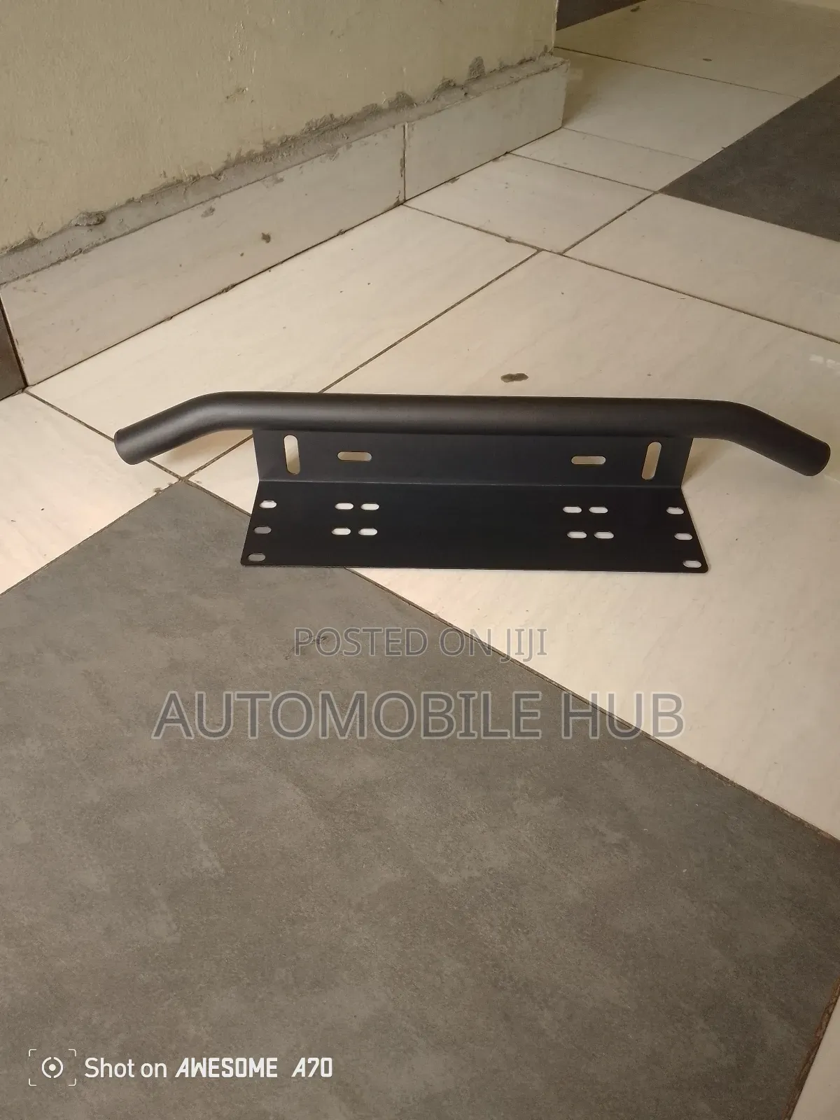Front Bull Bar License Plate Bracket – Universal Fit
