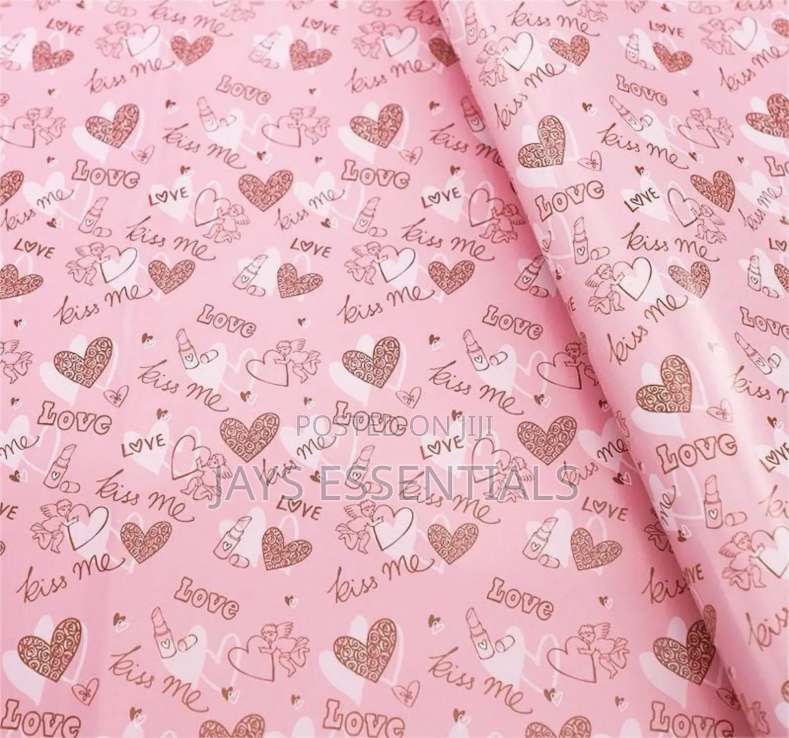 Valentines Gift Presentation Set- Gift Bag,Card And Wrapping Paper