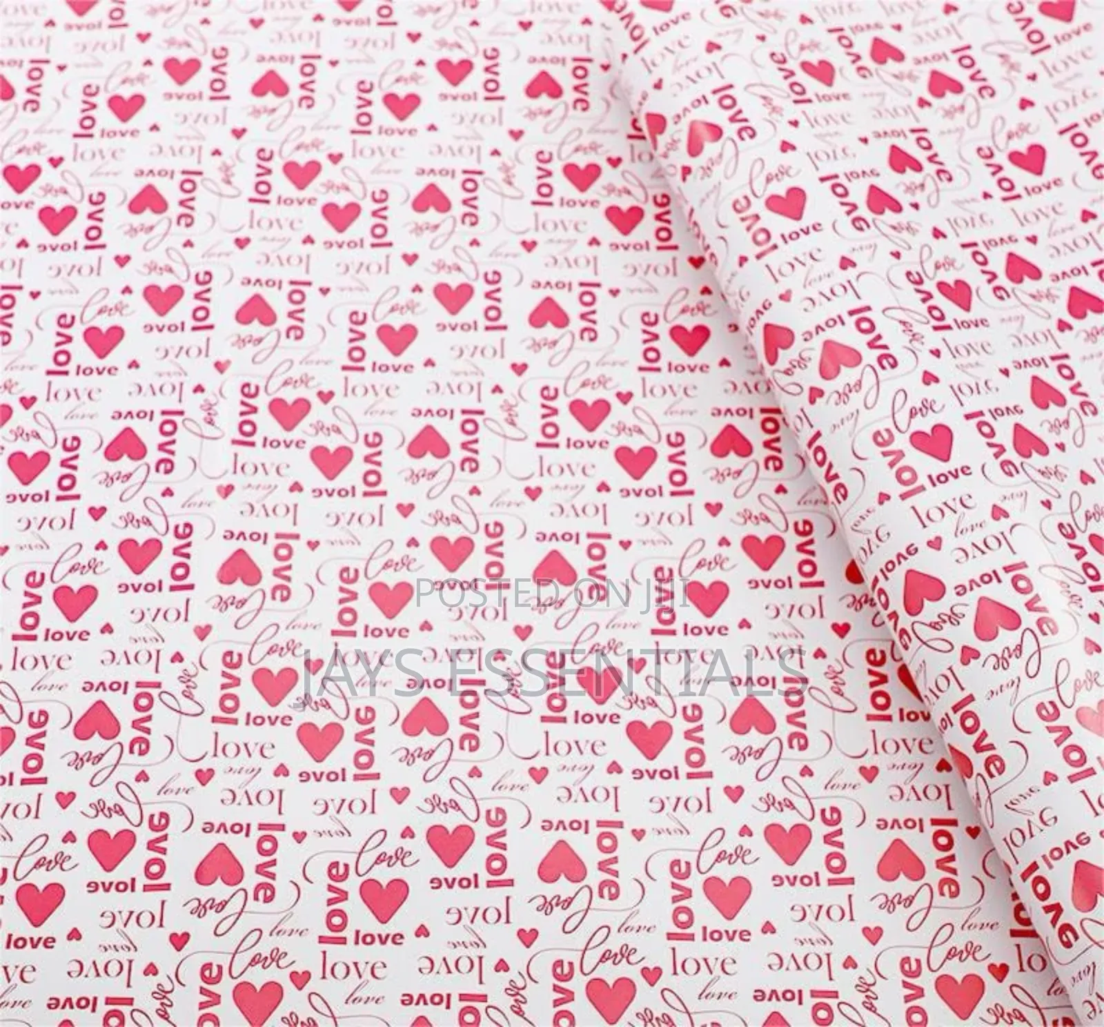 Valentines Gift Presentation Set- Gift Bag,Card And Wrapping Paper