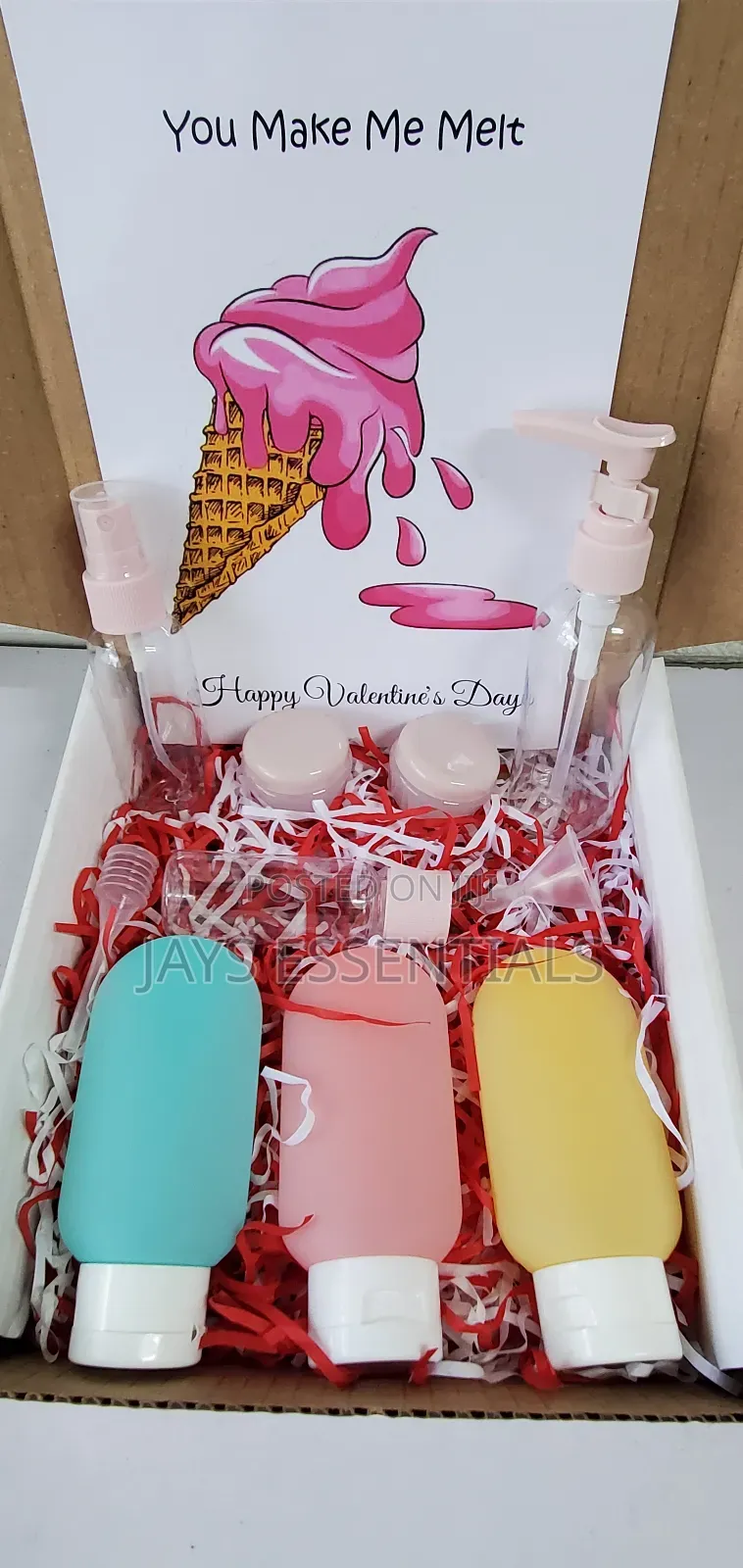 Travel/Adventure Essentials- 11 Piece Cosmetic Bottles, Gift Bag,Card