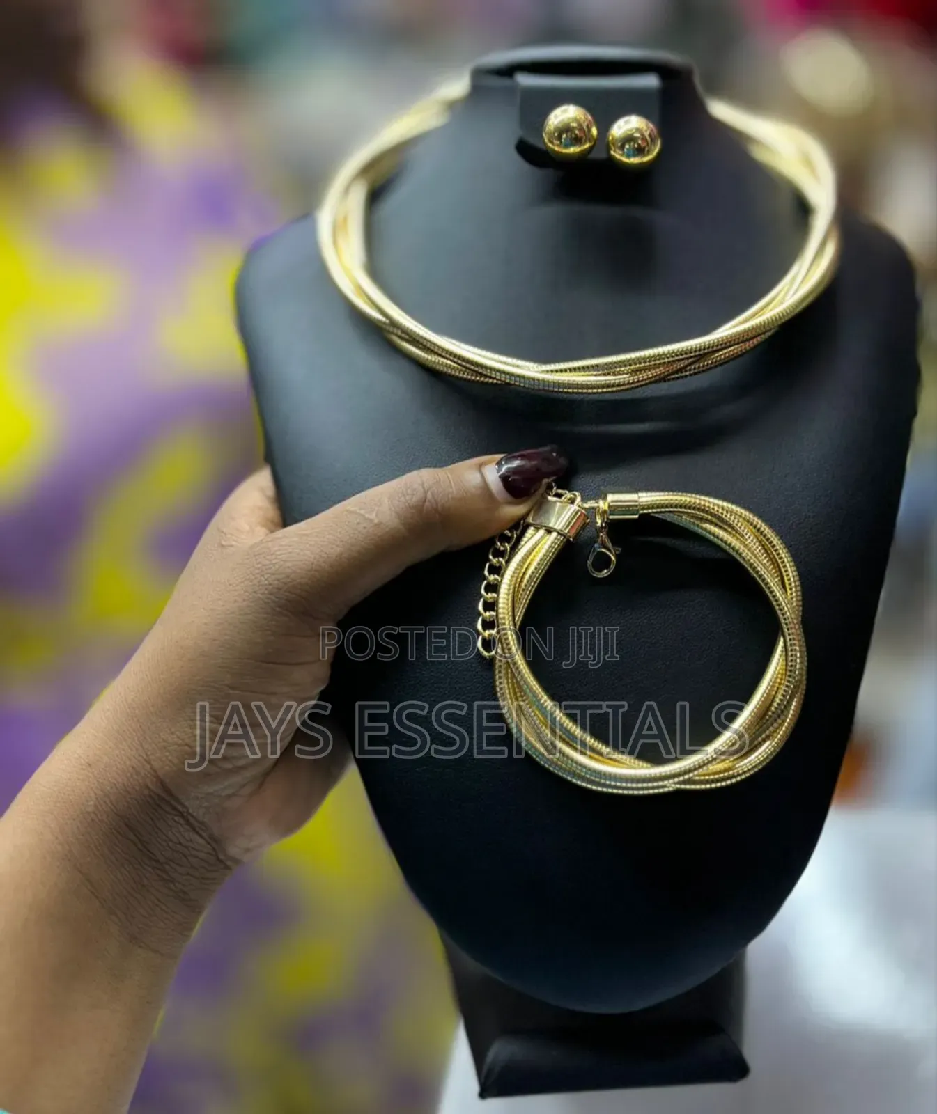 4n1 Elegant Valentines Set-neckl,Earrings, Bracelet,Ring