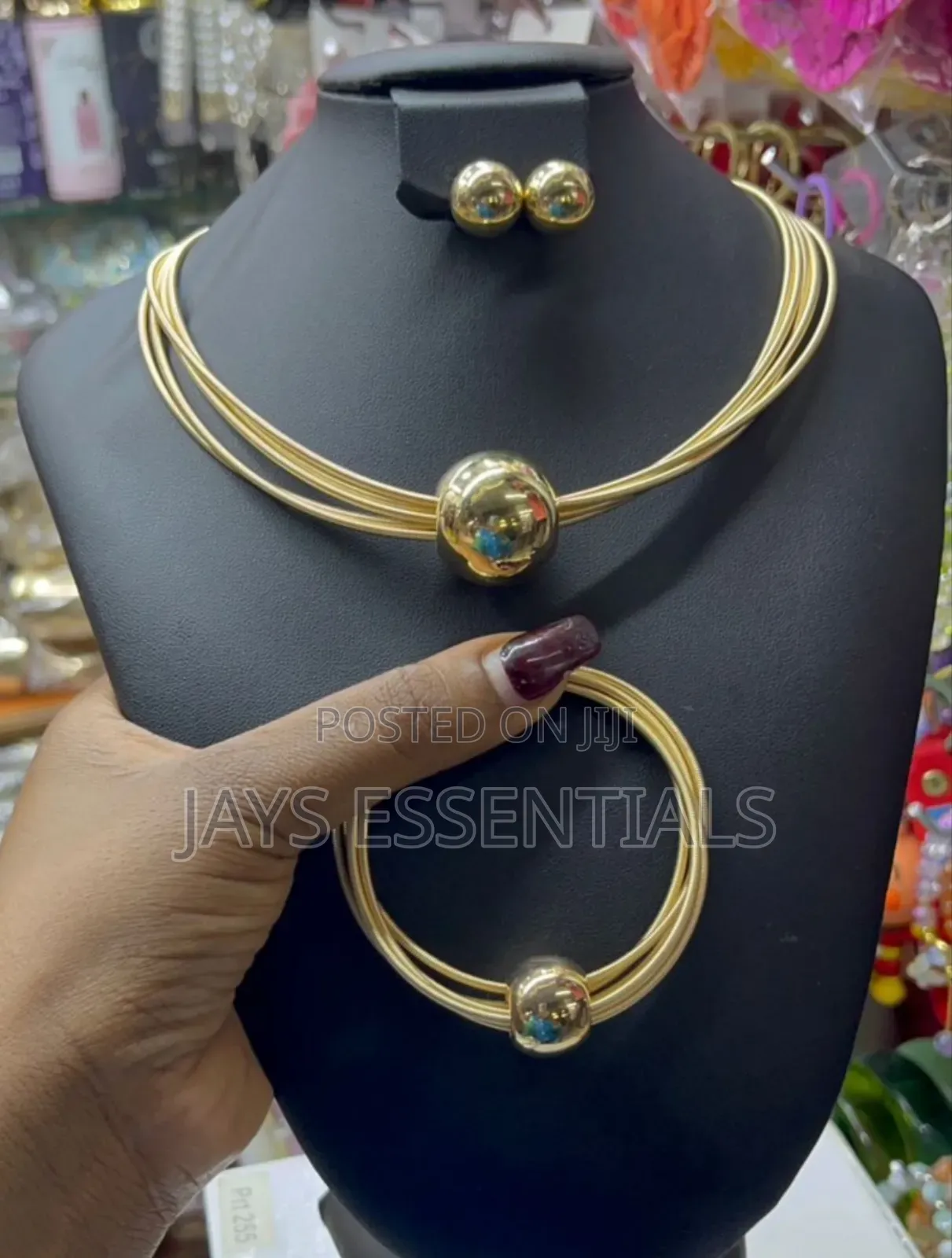 4n1 Elegant Valentines Set-neckl,Earrings, Bracelet,Ring