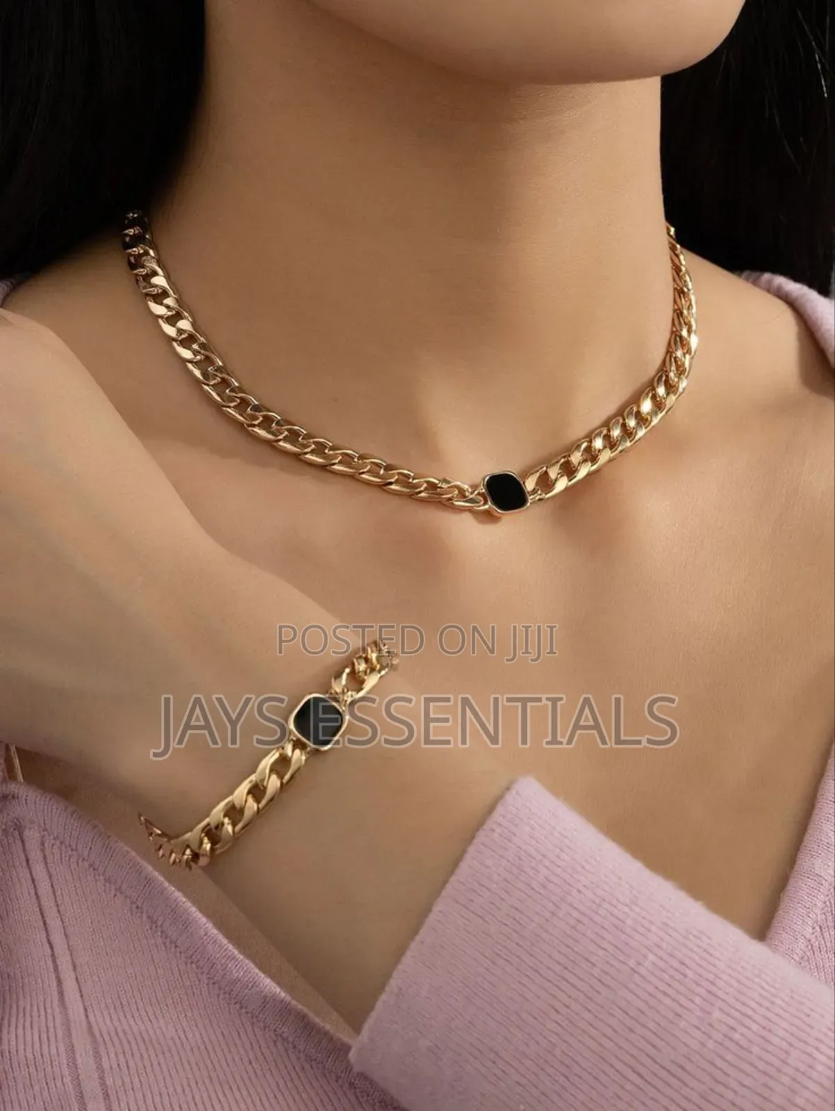 4n1 Elegant Valentines Set-neckl,Earrings, Bracelet,Ring