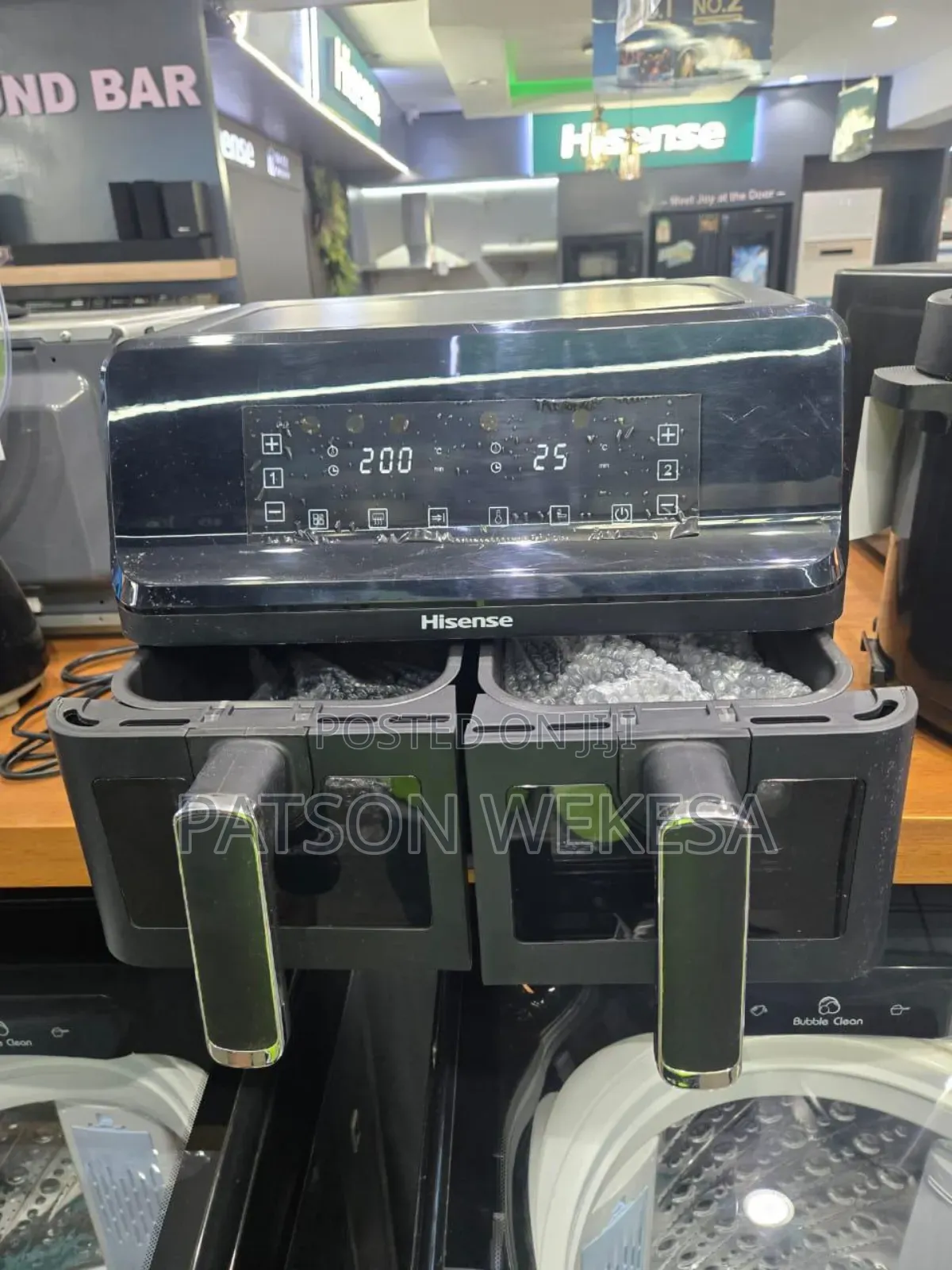 Hisense H08afbk2s1 8.6l Dual Airfryer