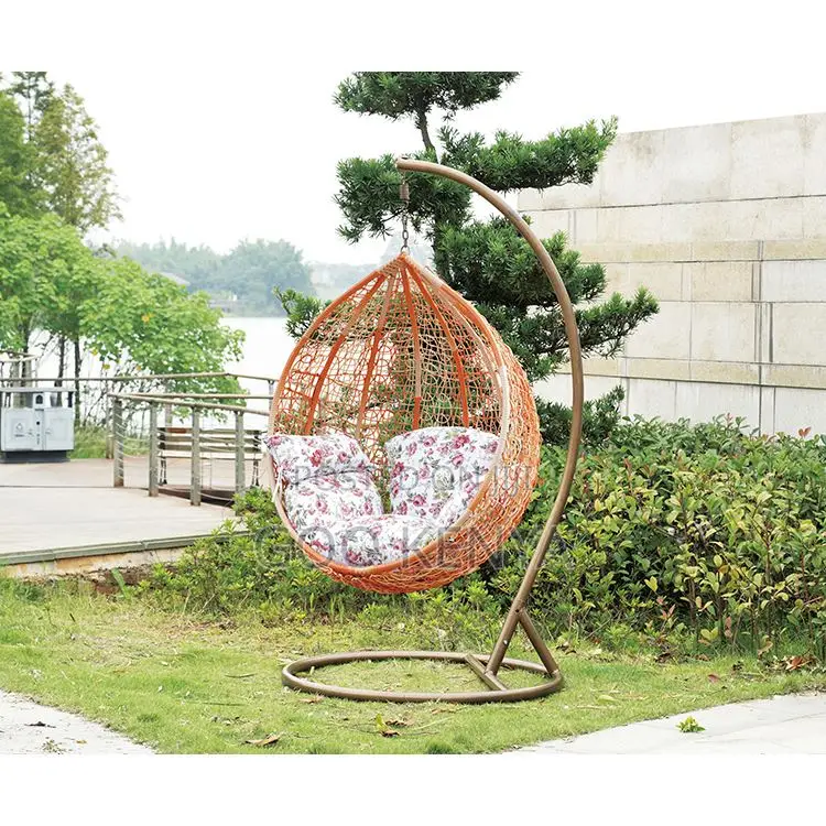 Home Chair; Rattan Swing Hammock Chair For Balcony Or Terrace
