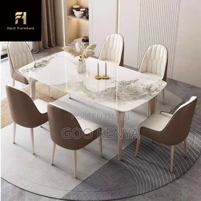 Home Dining Set; Modern Home 4-seater Dining Set For Apartment
