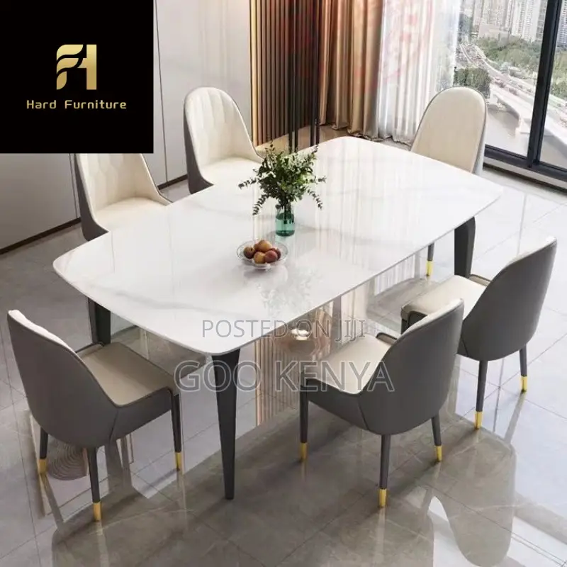 Home Dining Set; Modern Home 4-seater Dining Set For Apartment