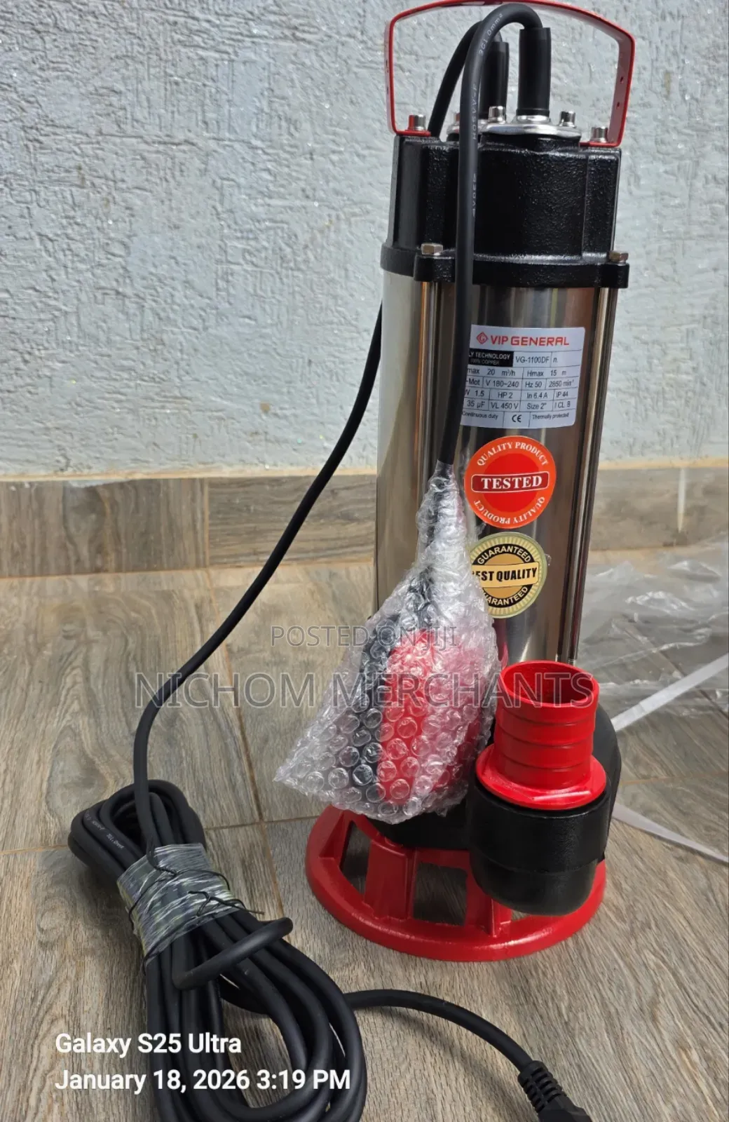 General Sewage Pump 2hp/General Sewage Submersible Pump 2hp