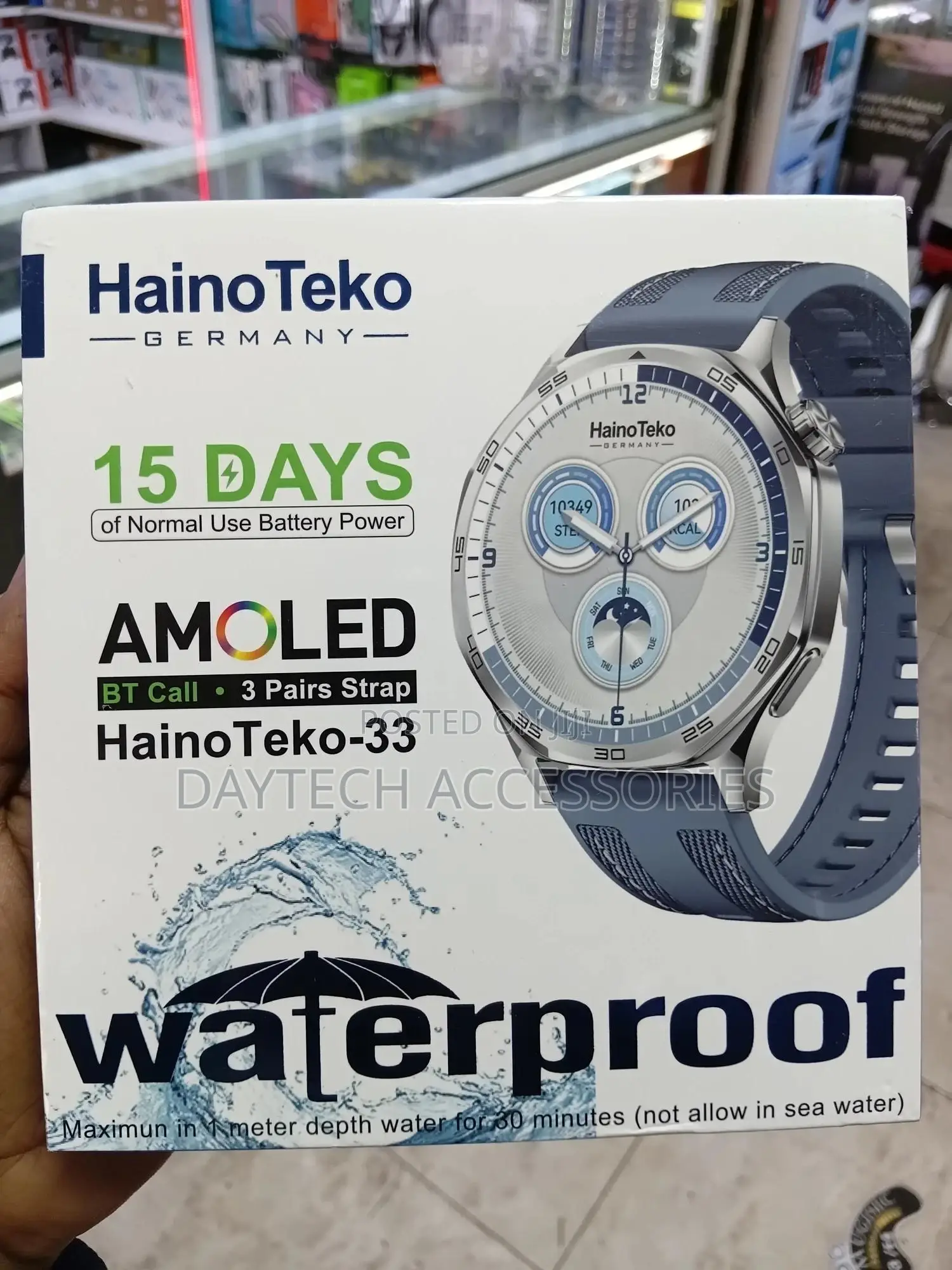 Haino Teko Rw-33 Smart Watch – 46 Mm, 30 Days Battery Capacity