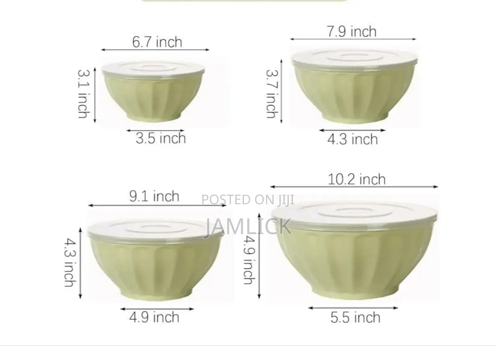 4-in-1 Salad / Storage Bowls Set - Bz