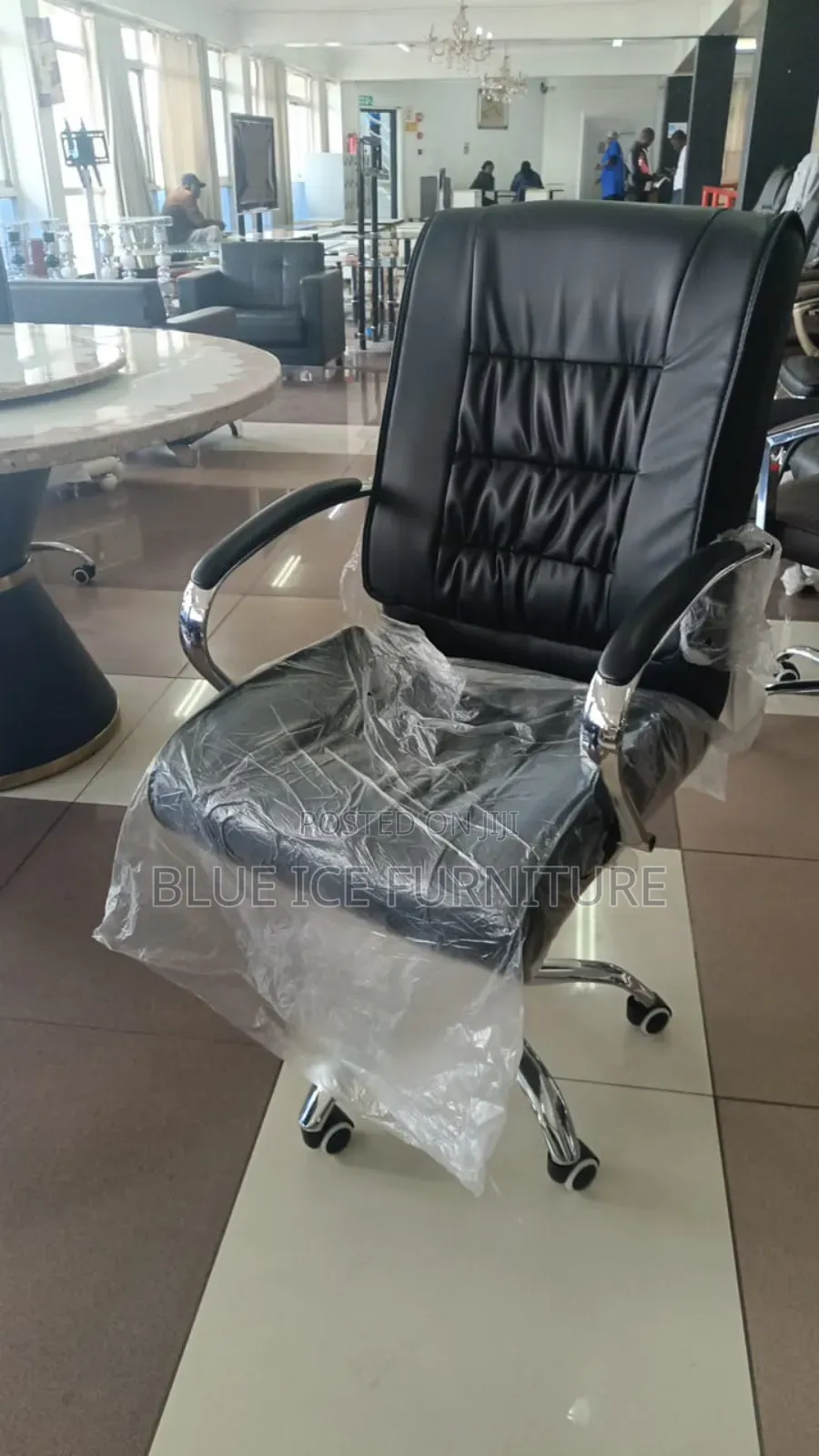Ergonomic Leather Office Chair