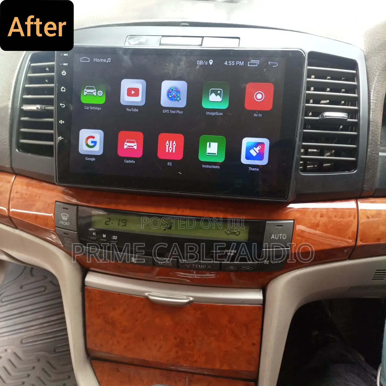 Toyota Aliion/Premio T240 Fitted With 9 Inch Radio With Frame