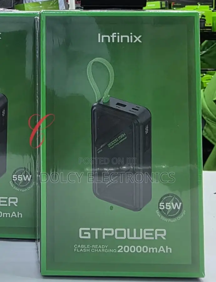 Infinix Gtpower 55w Xp20gt 20000mah Flash Charge Laptop Power Bank
