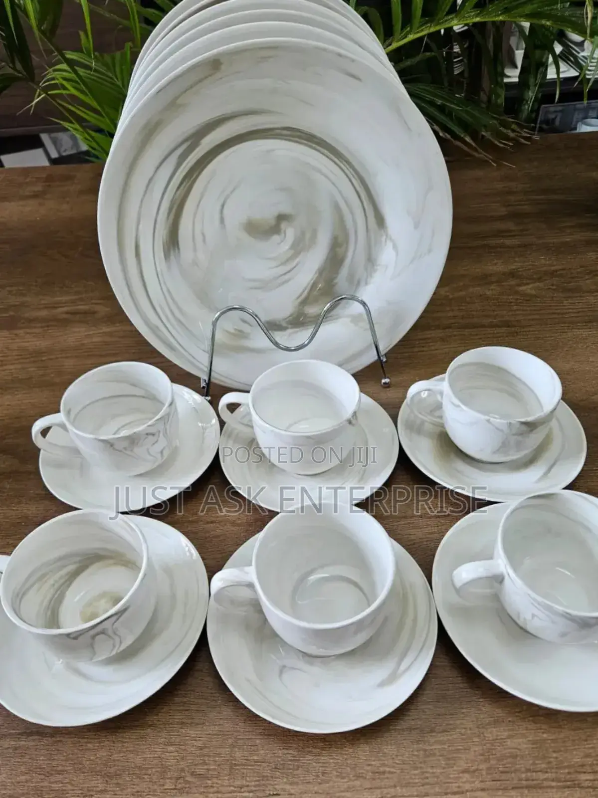 18 Pieces Quality Ceramic Dinner Set Plate - Coffee Cup