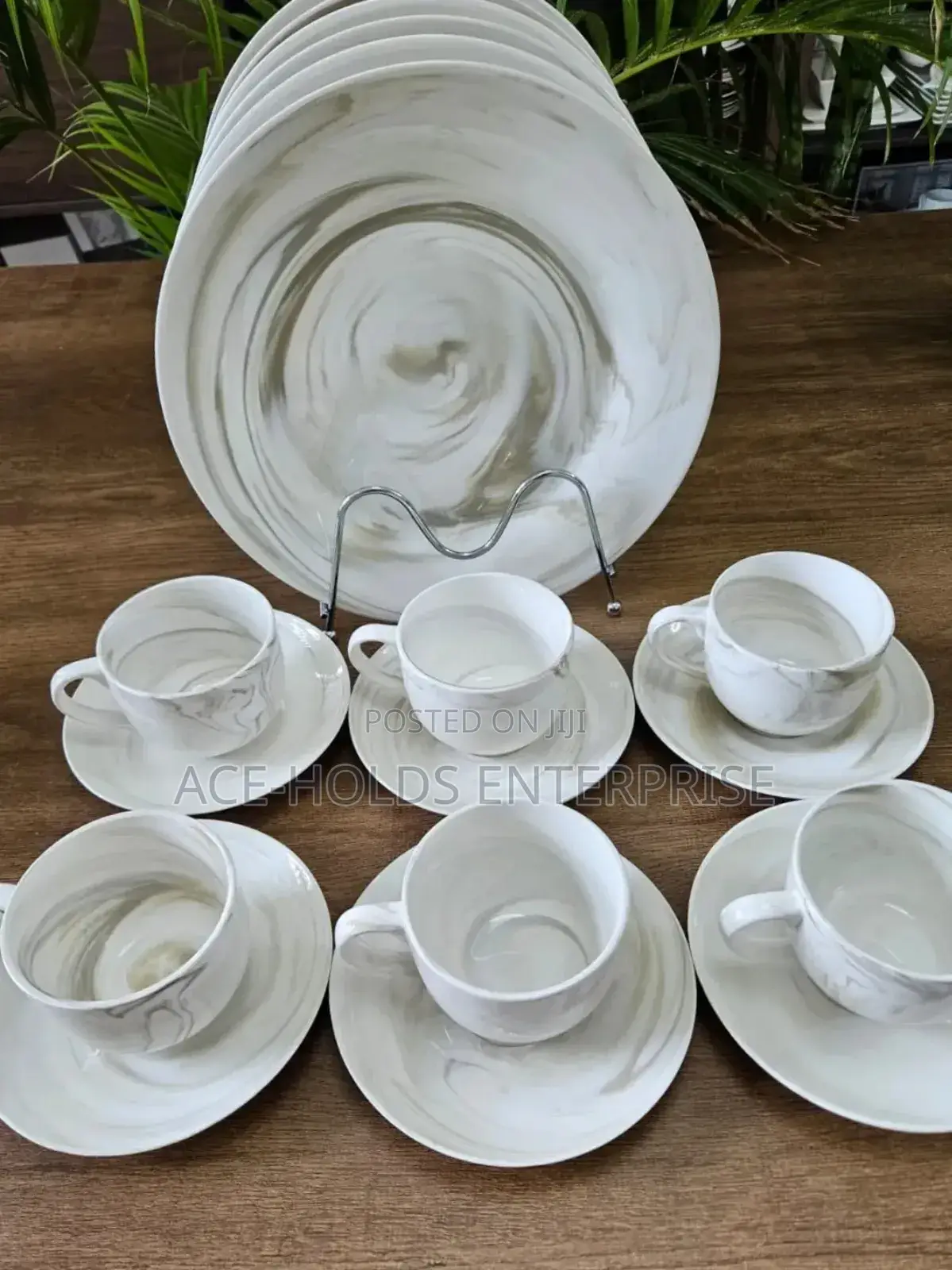 18 Pieces Quality Ceramic Dinner Set Plate - Coffee Cup