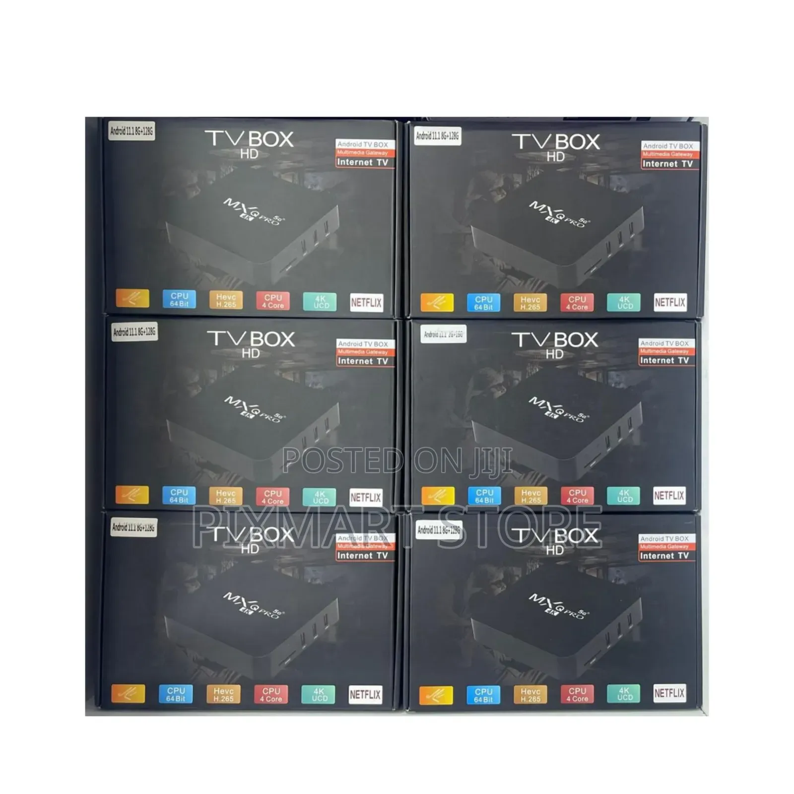 MXQ Pro Android Tv Box – 8gb Ram + 128gb Storage Smart Hub