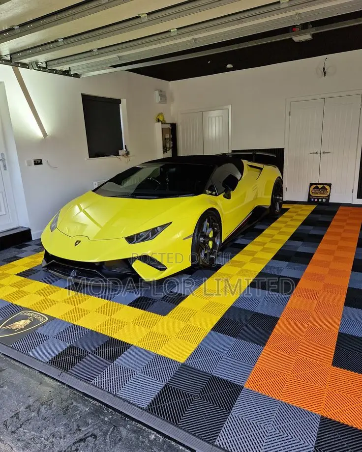 Car Wash Flooring Solution | Interlocking Garage Mats