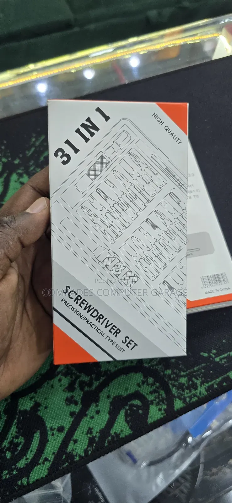 Screwdriver Set 3 In 1 (Screwdriver Connecting Rod And Tweezer)