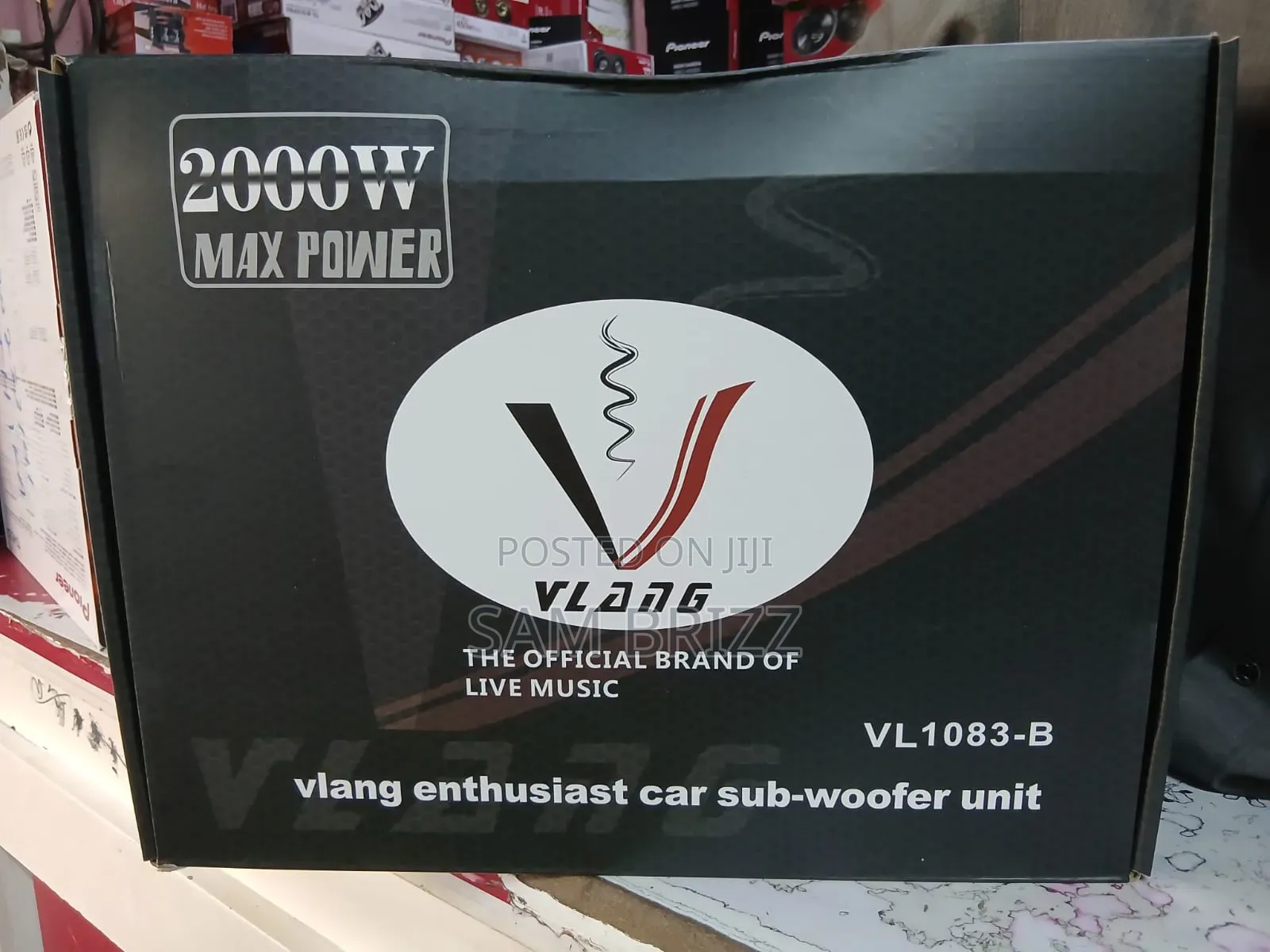 Vlag Underseat Woofer 2000watts