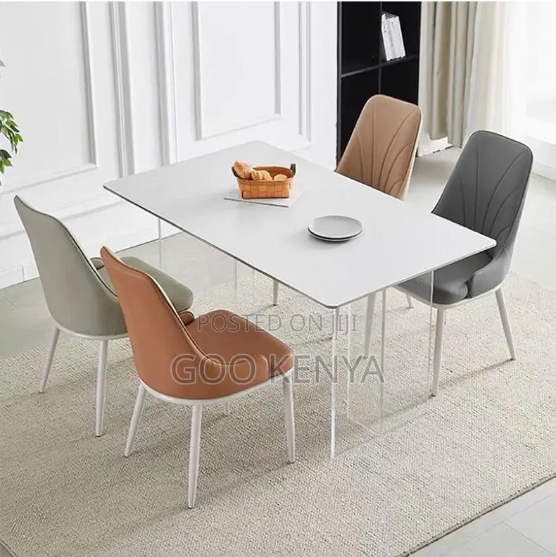 Home Chair; Modern Leather Chair For Dining Room, Kitchen Island