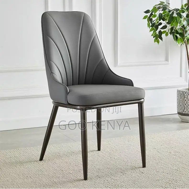 Home Chair; Modern Leather Chair For Dining Room, Kitchen Island
