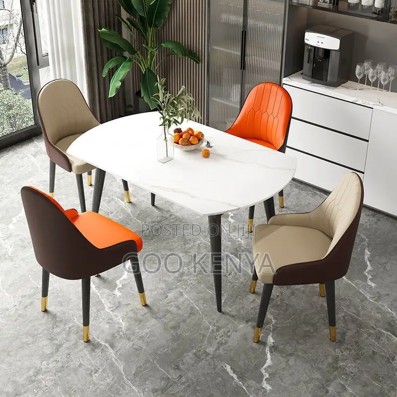 Home Chair; Modern Leather Chair For Dining Room, Kitchen Island