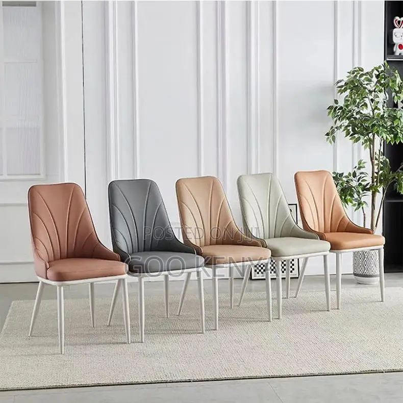 Home Chair; Modern Leather Chair For Dining Room, Kitchen Island