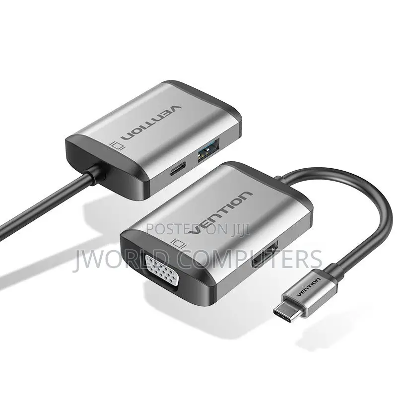 Vention Type-C to Dp Adapter Gray Metal Type
