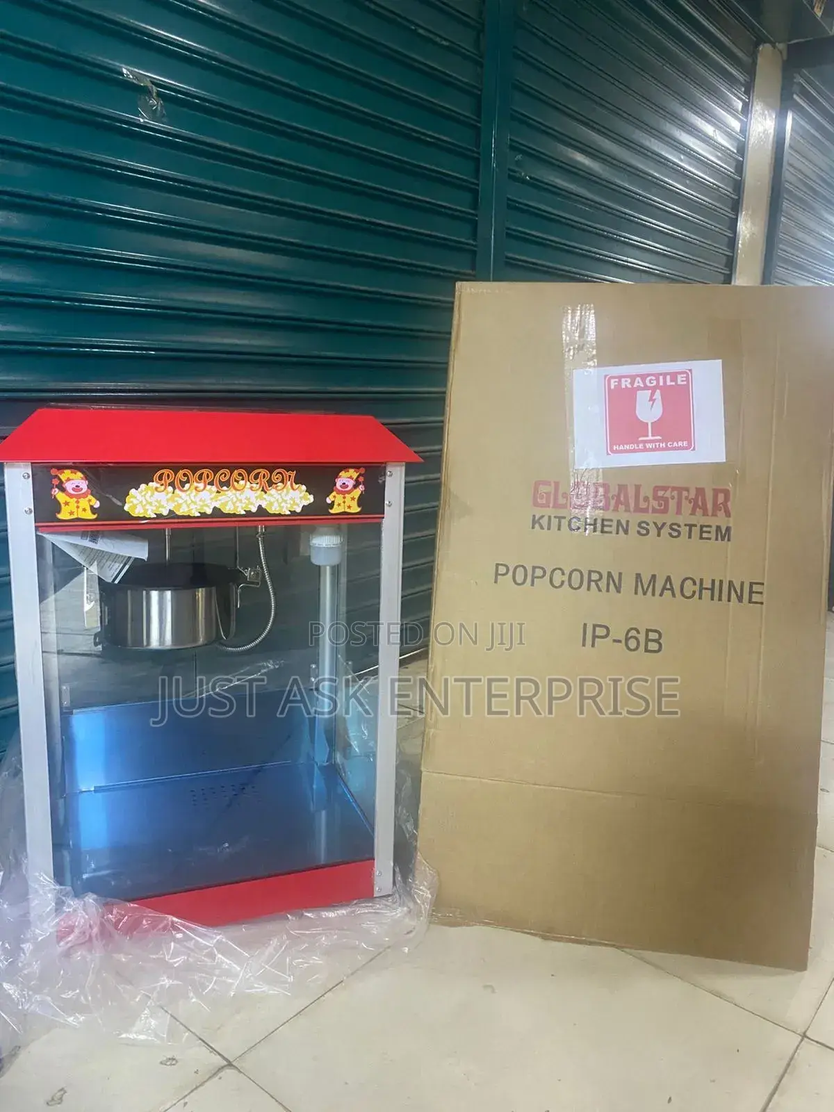 Globalstar Imported Commercial Popcorn Maker Machine
