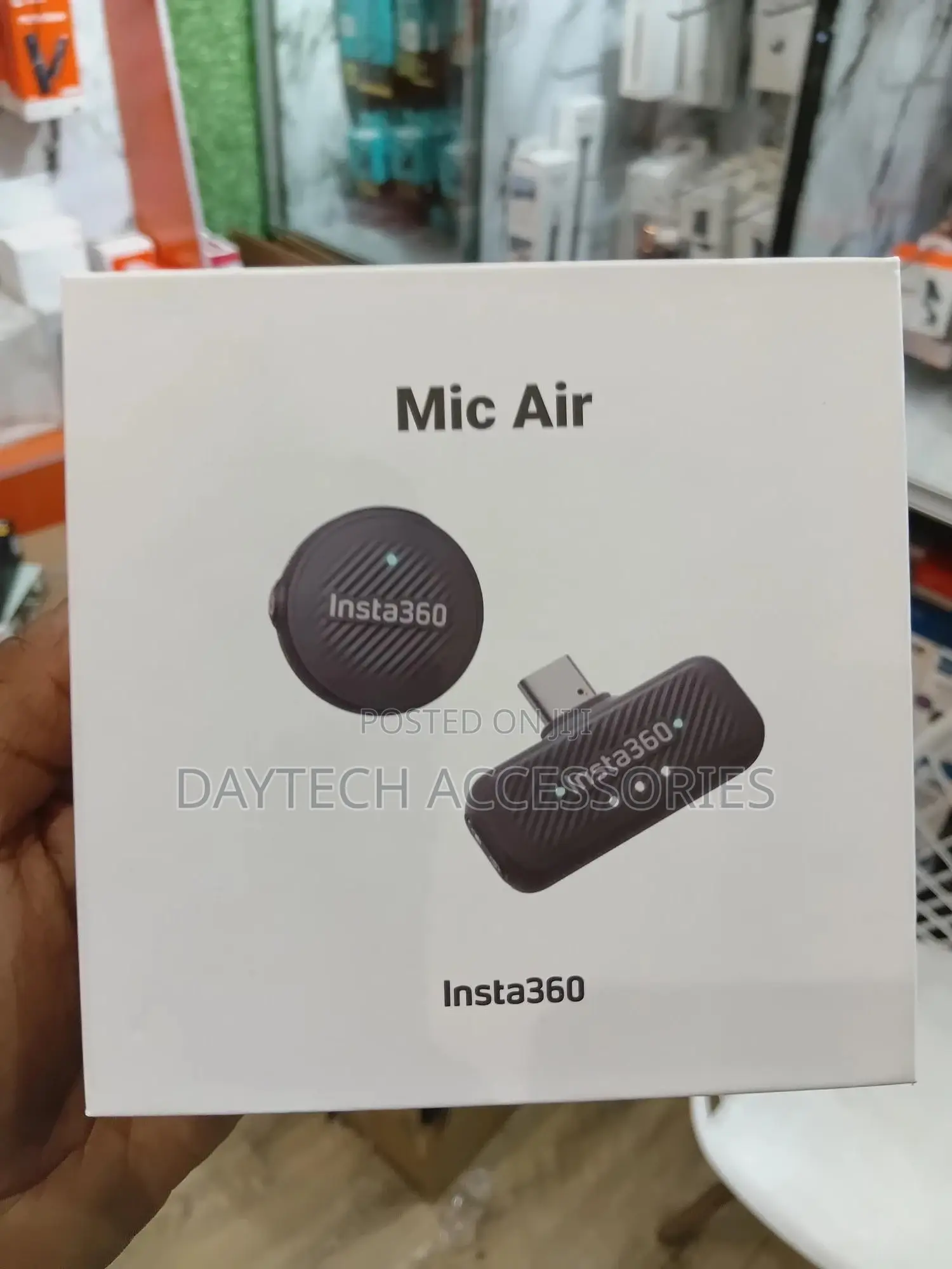 The Insta360 Mic Air Wireless Microphone Kit.