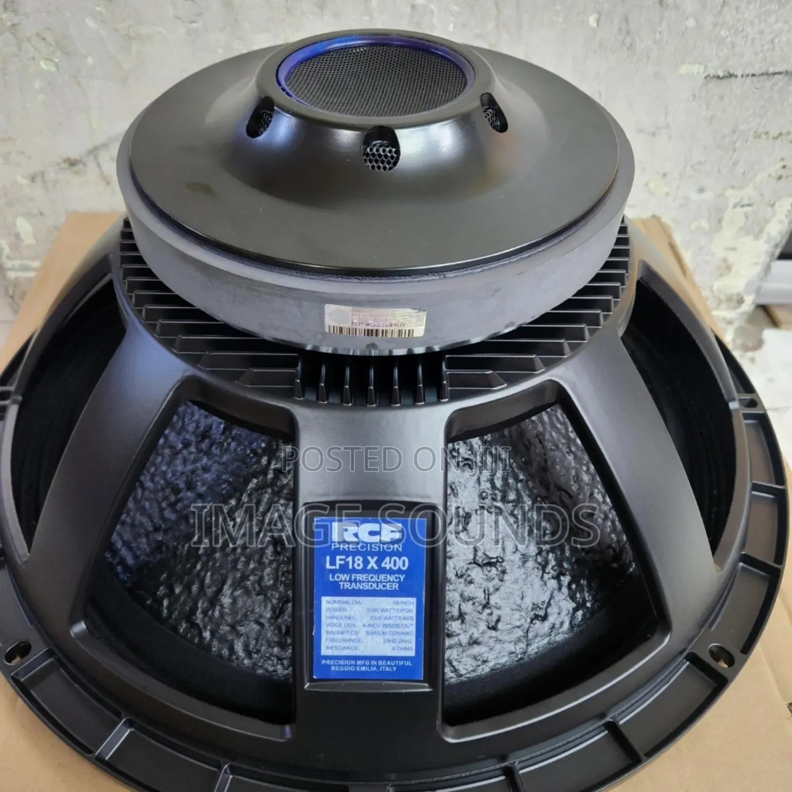 RCF Lx18x400 18inch Subwoofer (200 Watts)