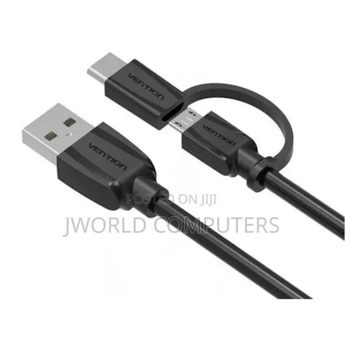 Vention Cotton Braided Usb-C to Usb-C 3.1 Cable 1m Gray
