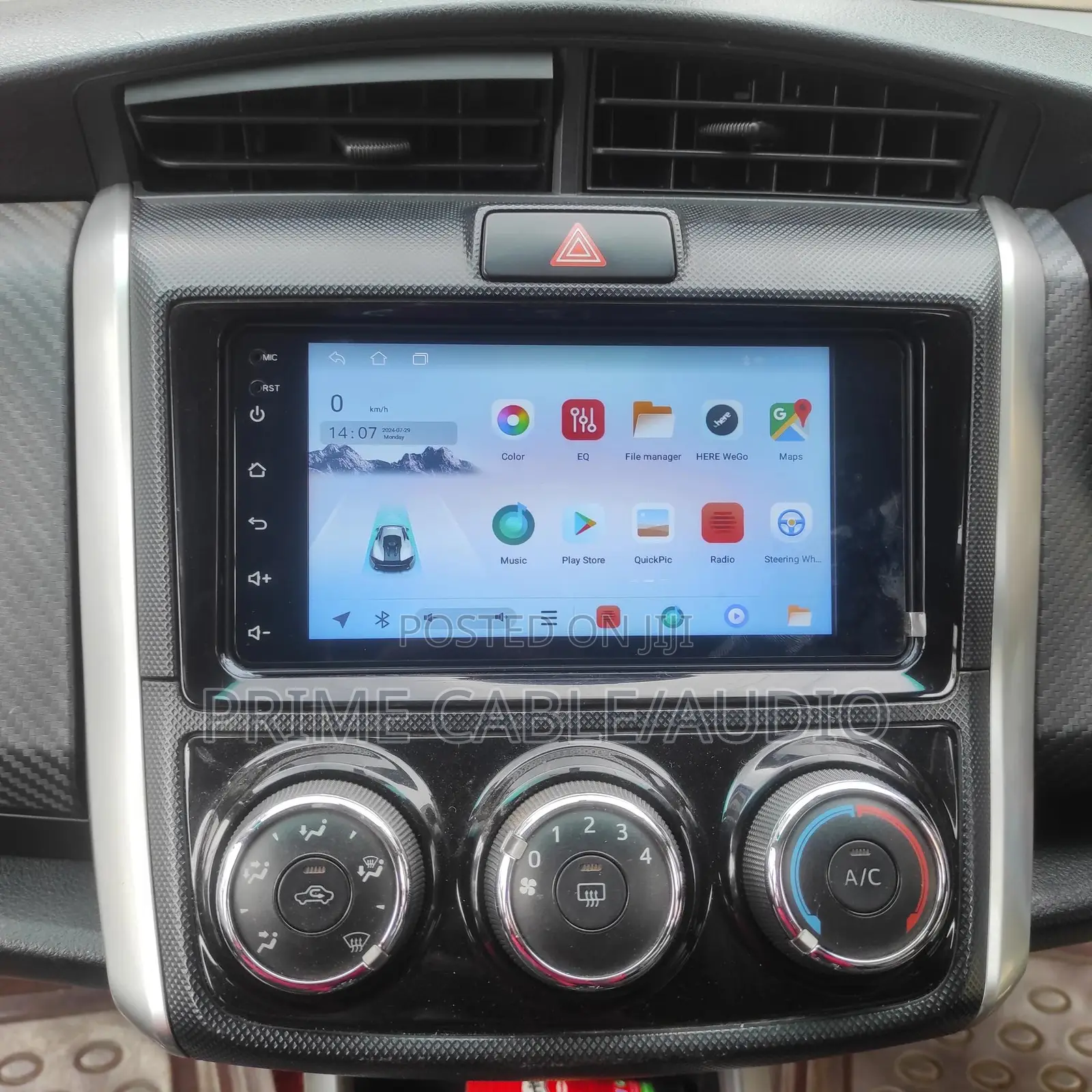 Toyota Fielder /Axio 2014 Perfectly Fitted With 8 Inch Android Radio