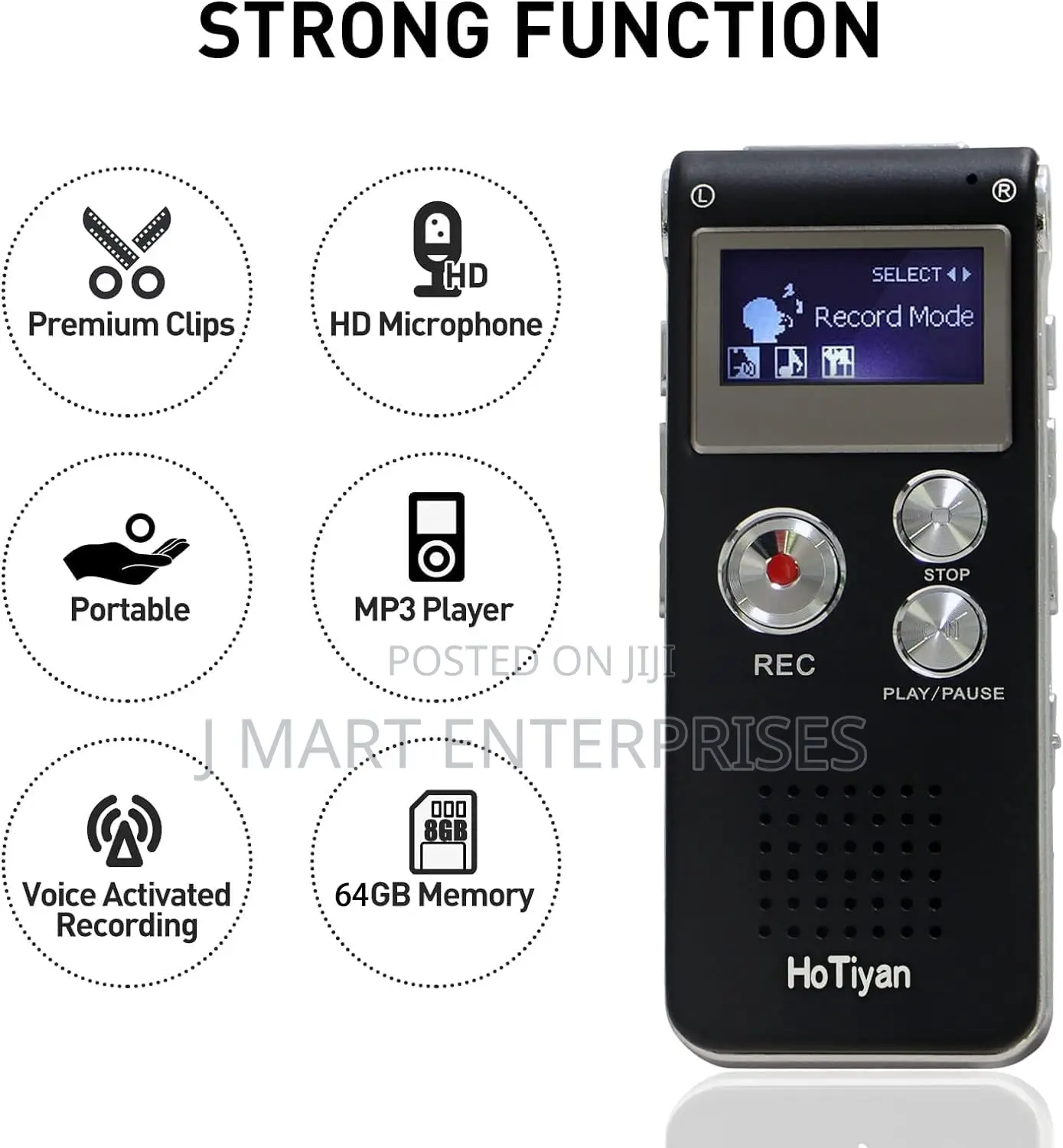Digital Voice Recorder Audio Recording - 64gb Audio Recorder