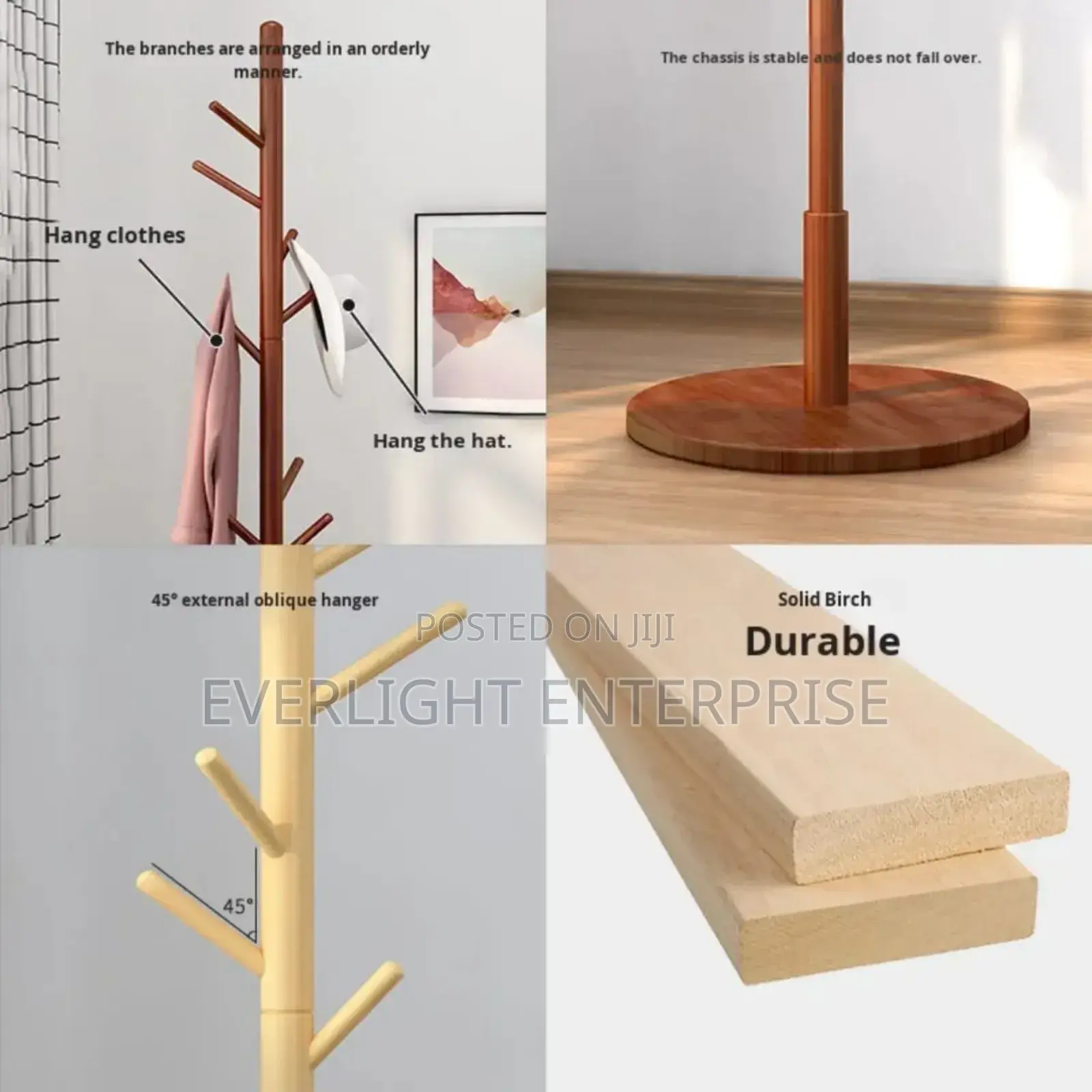 Bamboo Coat Hanger