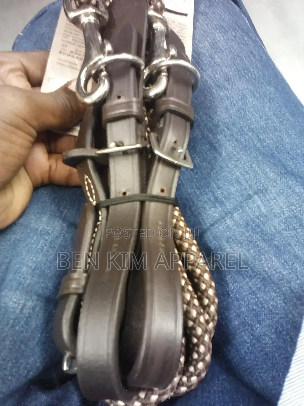 Horse Riding Buffalo Leather Bridle Soft Padding on Pressure Points.