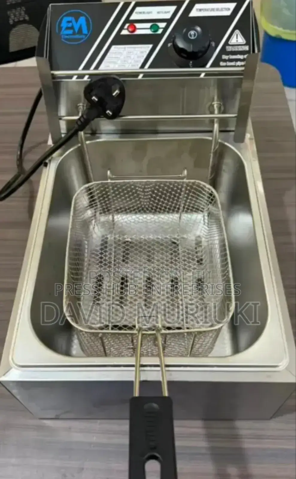 Electromate Single Deep Fryer" 