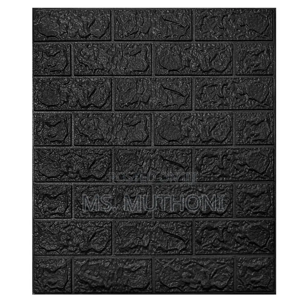 4 PCS Peel and Stick Foam With a 3d Brick Texture.
