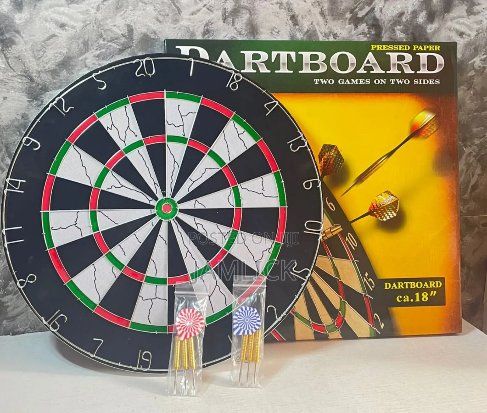 18-Inch Professional Dart Board Set - Ve